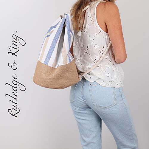 Rutledge & King Beach Backpack Beach Bags for Women Swim Backpack