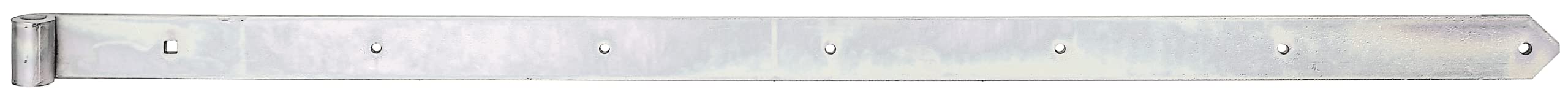 Strap Hinge Straight with Rounded End Rolle 20 mm / 1400 x 60 mm / 1 STK. galvanisch Gelb verzinkt