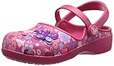crocs Karin Butterfly Kids' Clog (Toddler/Little Kid), Raspberry, 9 M US Toddler