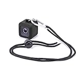 Minisuit Pendent Case for Polaroid Cube HD with Necklace Lanyard and Carabiner Clip - Black