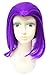 Anogol Women's Teen Titans Raven Wig for Cosplay Costume Party Fancy Dress Hair Wigs DM-933