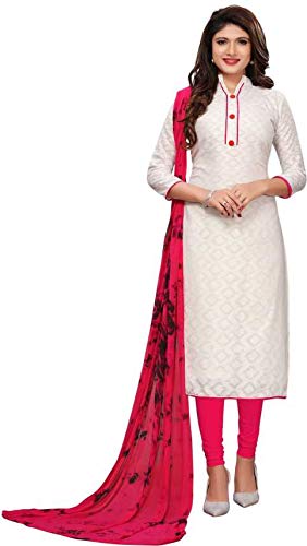 pink and white suit design