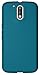 Diztronic Moto G4 Case, Full Matte Slim-Fit Flexible TPU Case for Motorola Moto G⁴ and Moto G⁴ Plus 2016 (4th Generation OnlyNOT FOR MOTO G4 PLAY - Matte Teal Blue - NOT FOR MOTO G4 PLAY MODEL