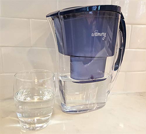 Wamery Certified Alkaline Water Filtration Pitcher, Slim Design Filtration System, 6 Cup 1.5 Liter Purifier Jug, Removes Chloride, Lead, Fluoride, Arsenic, Pollutants. The Natural Weight Loss Solution - Thumbnail 6