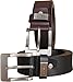 Belt for Men -Trimmed to Fit- Top Class Genuine Leather Men's Belt - Black - Brown