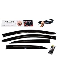 Toyota Corolla 2013   Presente ventilación Viseras ventana lateral Deflectores de viento, 4 piezas, por airsleek