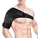 Shoulder Brace - Rotator Cuff Support for Injury Prevention, Dislocated AC Joint, Labrum Tear, Tendonitis and Fracture - Shoulder Compression Sleeve with Pressure Pad for Men（Large）