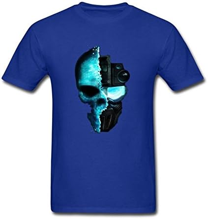 FUSHUO Men's Ghost Recon Advanced Warfighter 2 T-shirt Size XXL Royal Blue