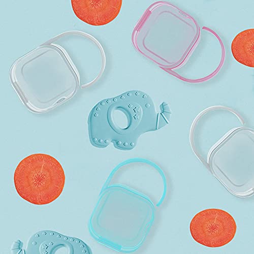 LANEYLI Pacifier Case Pacifier Holder Case Pacifier Clip Binky Holder
