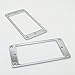 Chrome Metal Flat Electric Guitar Humbucker Pickup Ring, Thicknes 2mm Frame Mounting Ring Pack of 2