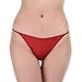Paradise Silk 93% Silk 7% Spandex Women's Low Rise Sexy Thong