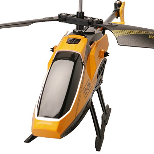 ATTOP YD-218 3 Channel Infrared Remote Control Helicopter with Built-in Gyro Mini RC Heli with Smoothly Hovering Performance (Orange)