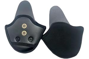 2PCS Half Helmet Ear Pads for Motorcycle - Winter Ear Warmers with Speaker Pockets, Protective Ear Covers for Half Helmets