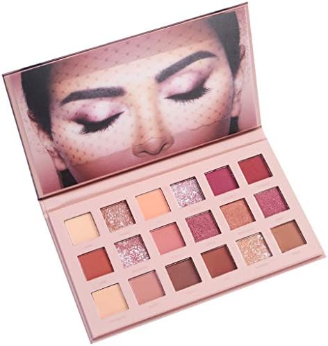Eyeshadow Palette,18 Colors Matte Shimmer Glitter Eye Shadow Sheerly Nudes Pearl Eyeshadow Palette Makeup