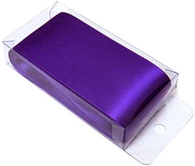 Fions Purple 2" Double Sided Satin Ribbon