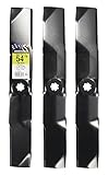 Maxpower 561813 3-Blade Set for 54-Inch John Deere Rider, Replaces GX21380 and GY20684