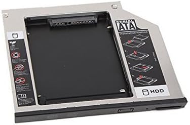 JUYO VONSAN® 9.5mm SATA HDD HARD DRIVE Caddy/Adapter For DELL Latitude E6400 E6500 E6410 E6510 E4300; DELL Precision M2400 M4400 Series