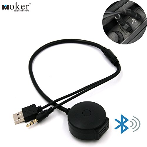 Moker Bluetooth Streaming Adapter for BMW,Mini Coopers,Works with Apple Android Bluetooth Capable Devices - Premium CSR Chipset Enjoy HiFi Music