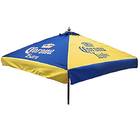 Amazon Com Corona Extra Corona Light Beer 9 Ft Square Patio Market Umbrella Garden Outdoor