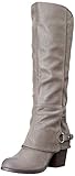 Fergalicious Women's Lexy Western Boot,Grey, 8 M US