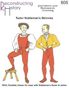 Tudor Nobleman's Shirt, Doublet, Hosen or Skivvies Pattern