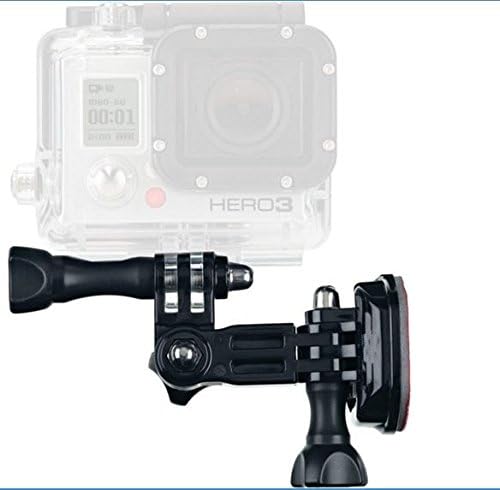 PROtastic® Helmet Side Mount for Action Cameras (GoPro, Xiaomi, SJCAM etc), Black