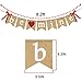Partyprops Be Mine Burlap Banner | Valentine's Day, Anniversary, Engagement, Wedding Decor | Red, 5.5 x 6.3 inches Rectangular Banner with Heart Theme & Cupid Subject