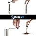 Stainless Steel Manual Coffee Grinder W/Ceramic Burr for Perfect Coffee Every Time - Quiet and Easy to Use, Perfect for Travel/Home - W/FREE Brush, Spoon, Pouch and E-book by PlatinHome