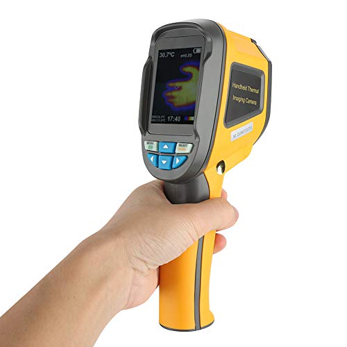 Infrared Wärmebildkamera, HT-02 Wärmebildkamera Infrarot Thermometer, Handheld tragbar Thermal Imaging Camera 2.4 Zoll…