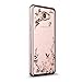 Urberry Galaxy Note 5 Case, Note 5 Bling Diamond Case, [Flexible Soft TPU Design] Cover, Soft Metal Frame Coated Case for Samsung Galaxy Note 5, a Free Screen Protector As Gift