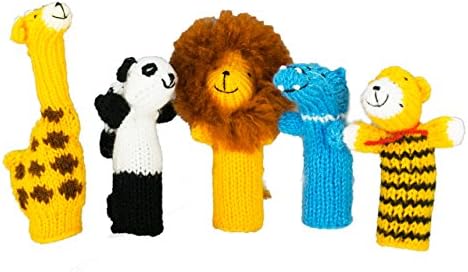Machu Picchu Stars Handmade Finger Puppets – Set of 5 (Zoo Buddies)