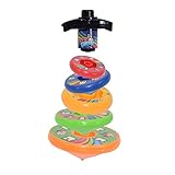 5 Layer Stackable Dreidel - Wind and Release, Spin Individually or On Top of Each Other - Hanukah Toys, Games by Izzy 'n' Dizzy by Izzy 'n' Dizzy