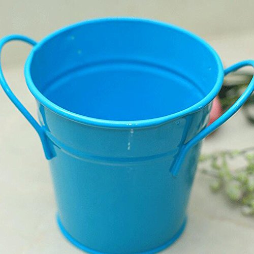 Home Mart Small Iron Bucket Small Metal Buckets Mini Metal Bucket Tin Candy Box Buckets