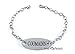 Max Petals - Coumadin Medical Alert ID Stainless Steel Identification Bracelet with 9 Inch Chain