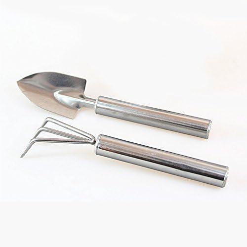 Sethjcsy 2 Piece Stainless Steel Garden Tool Set Mini Tools Gardening Kit