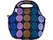 BUILT Gourmet Getaway Mini Soft Neoprene Lunch Tote Bag-Lightweight, Insulated and Reusable Plum Dot 5158488