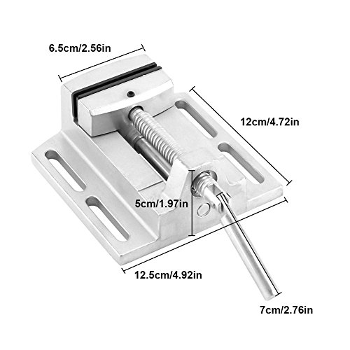 Caredy Drill Press Stand,Table Drill Drill Press Table Bench Drill Drill Press Accessories Industrial Heavy Duty 2.5" Drill Press Vice Milling Drilling Clamp Machine Vise Tool