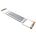 HindaWi Wooden Handle 5 Spring Chest Expander Adjustable Pull Exerciser