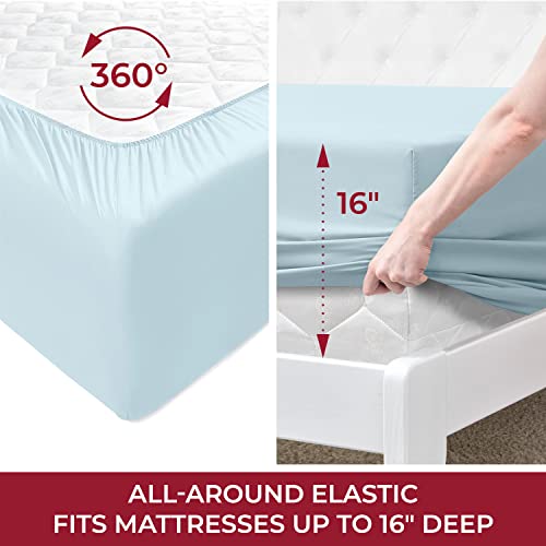 Mellanni King Size Sheets Iconic Collection Bedding Sheets