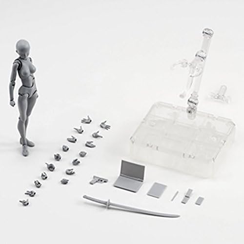 Gogoforward Japan Bandai SHF Female Body Kun DX Set Gray Color Ver. Action PVC Figure