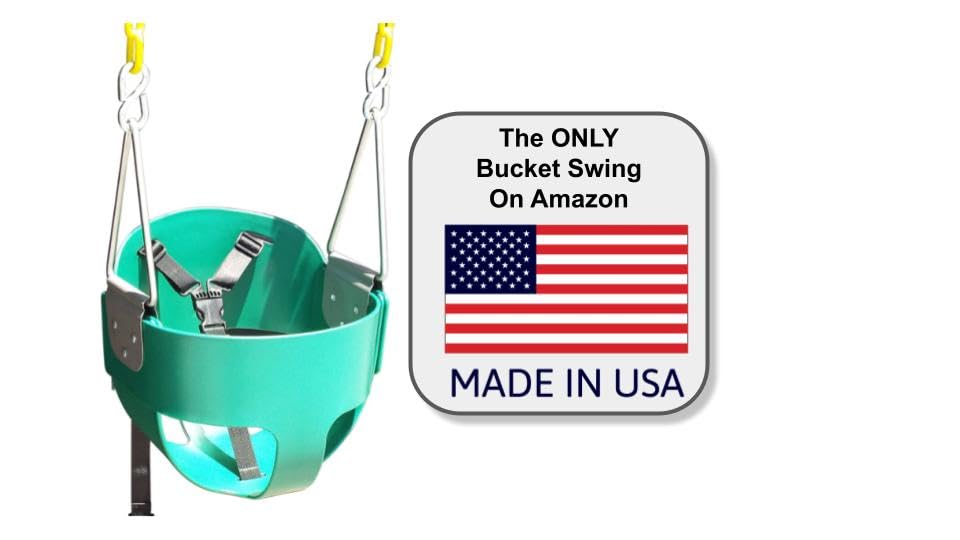 Mua Safari Swings Full Bucket Toddler Swing Seat with Plastic Coated