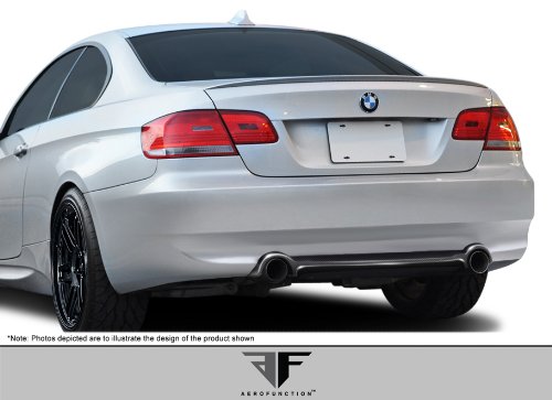 Aero Function Replacement for 2007-2010 BMW 3 Series E92 E93 2DR Carbon AF-1 Rear Diffuser (Dual Exhaust) (CFP) - 1 Piece