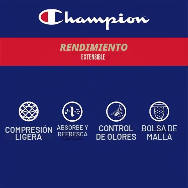 Boxer Boxers, Performance Stretching, Absorvente de Humidade, Cuecas Masculinas Multi-Pack, Perna Longa, Pretas, Pack de 3, L
