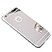 YMCCOOL for iPhone 6 Mirror Case, iPhone 6S Mirror case, Luxury Mirror Back Shock-Absorption TPU Bumper Anti-Scratch Bright Reflection Protective Case for iPhone 6S /iPhone 6 4.7inch (Silver)