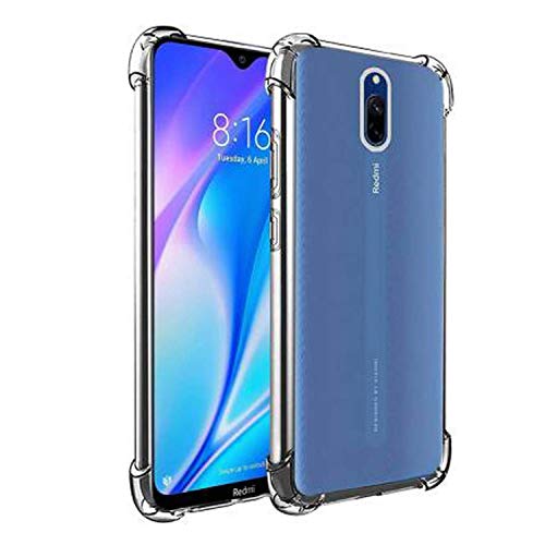 Skintice™ Anti Drop Shockproof with Bumper Corners with Air Cushion Technology TPU Back Cover Case for Xiaomi Redmi 8a D