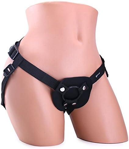 Caresse Adjustable Universal O-Ring Strap-On Harness - Fits up to 44" Waist - Comes with 3 Silicone O-Rings