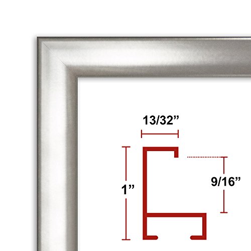 Amazon.com - 20 x 60 Poster Frame - Profile: #93 Shiny Silver Custom ...