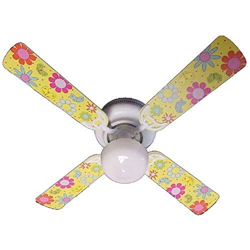 Ababy 9243199229 Flower Power Butterflies Ceiling Fan Amazon Com