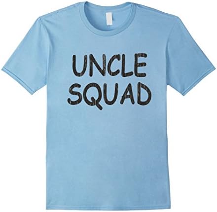 Mens Uncle Squad T shirt Large Baby Blue