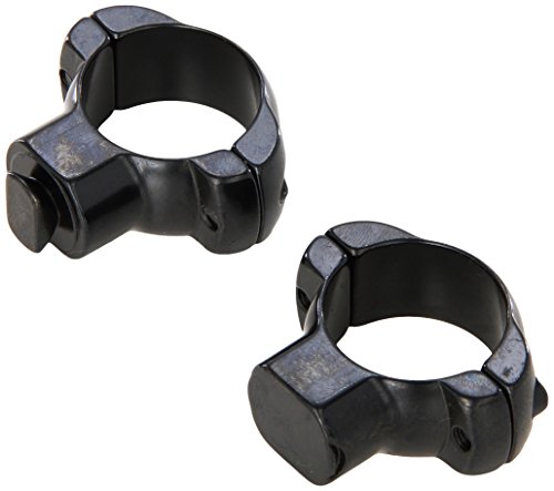 Redfield 1-Inch High Rotary Dovetail Steel Rings, Black